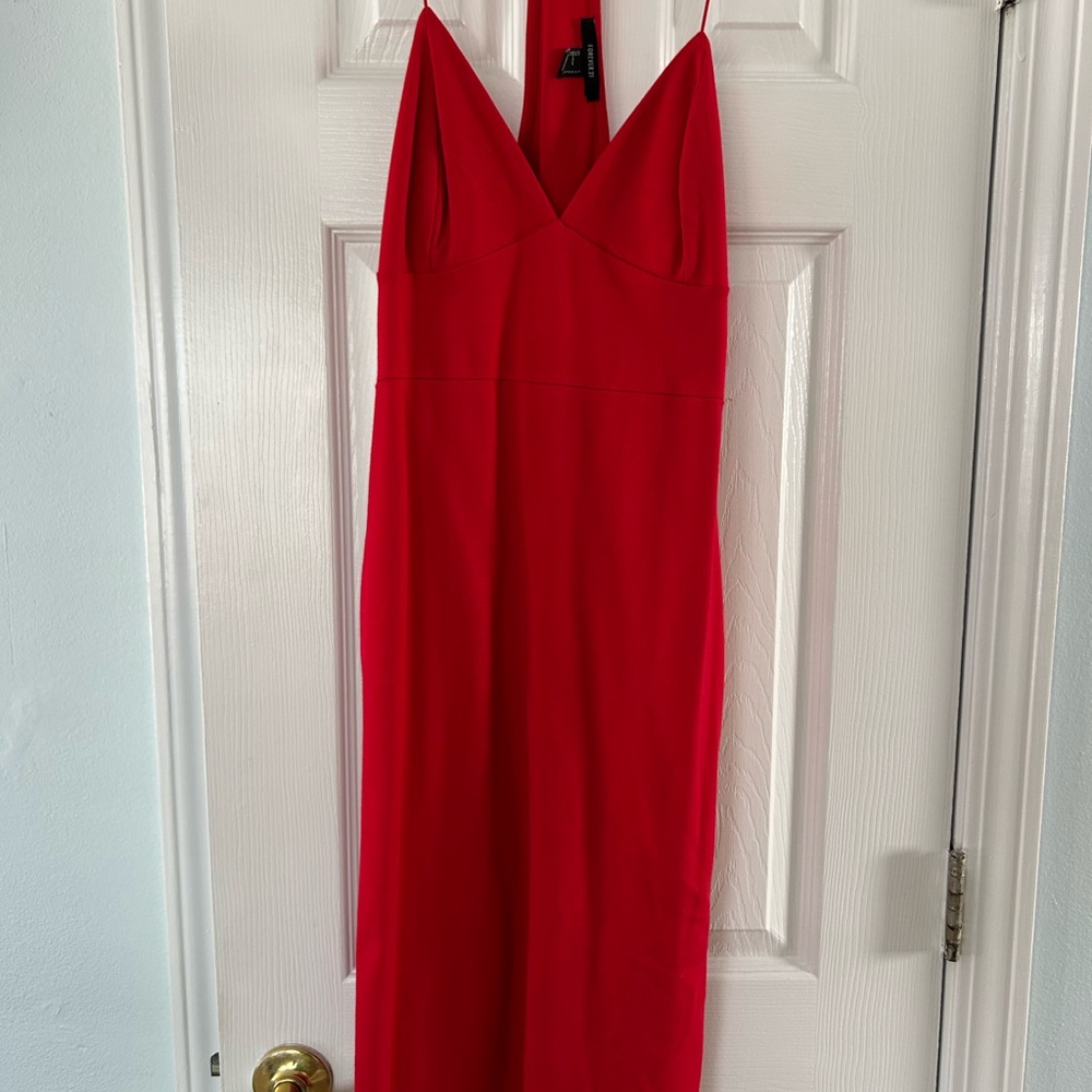 Forever 21 Red Spaghetti Strap Dress